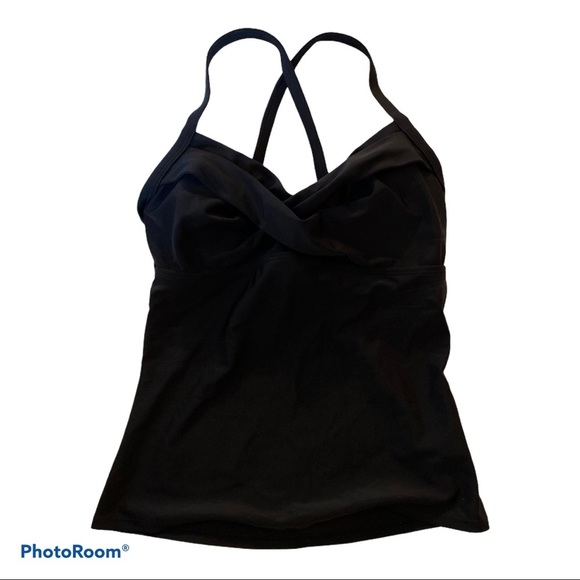 Athleta Other - Athleta Twister Tankini Black 34D/DD Medium